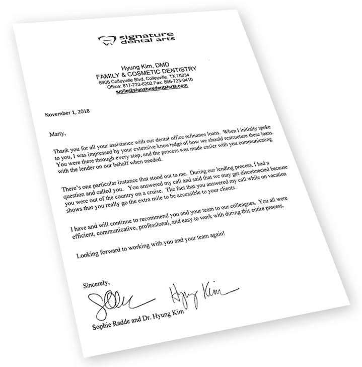 image of recommendation letter